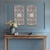 Botanical Carved Wood Wall Decor Set of 2