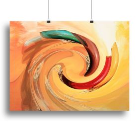 Spiral Canvas Print or Poster (Type: Standard Framed Canvas Print, size: Small (12" x 8"))