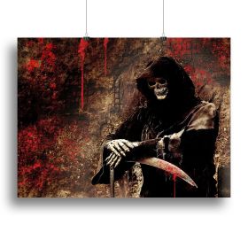 Skeleton Canvas Print or Poster (Type: Standard Framed Canvas Print, size: Medium (16" x 12"))