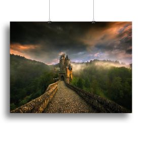 Eltz Canvas Print or Poster (Type: Standard Framed Canvas Print, size: 28" x 20" / 70cm x 50cm (approx))