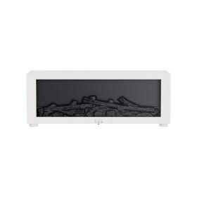 Fireplace Simulation Flame Aromatherapy Machine (Option: White)